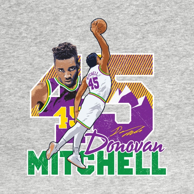 Donovan Mitchell Tee T-shirt by goderslim